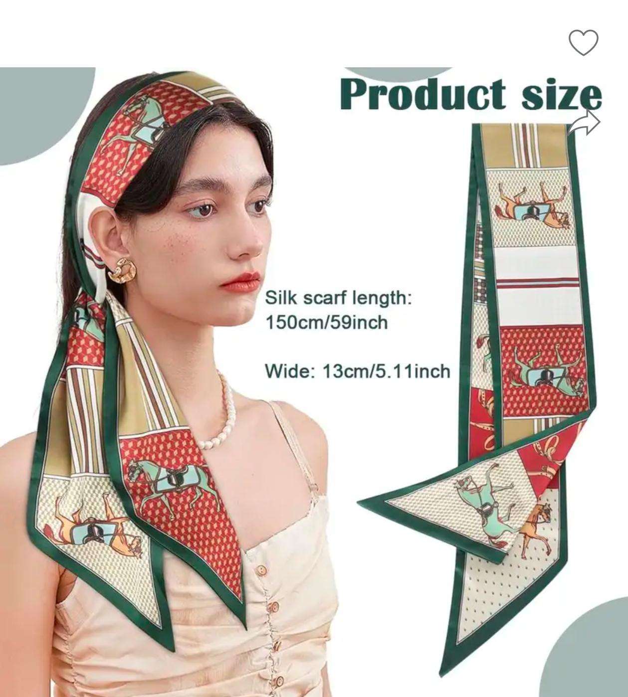 Women's Long Printed Scarf – Elegance & Versatility