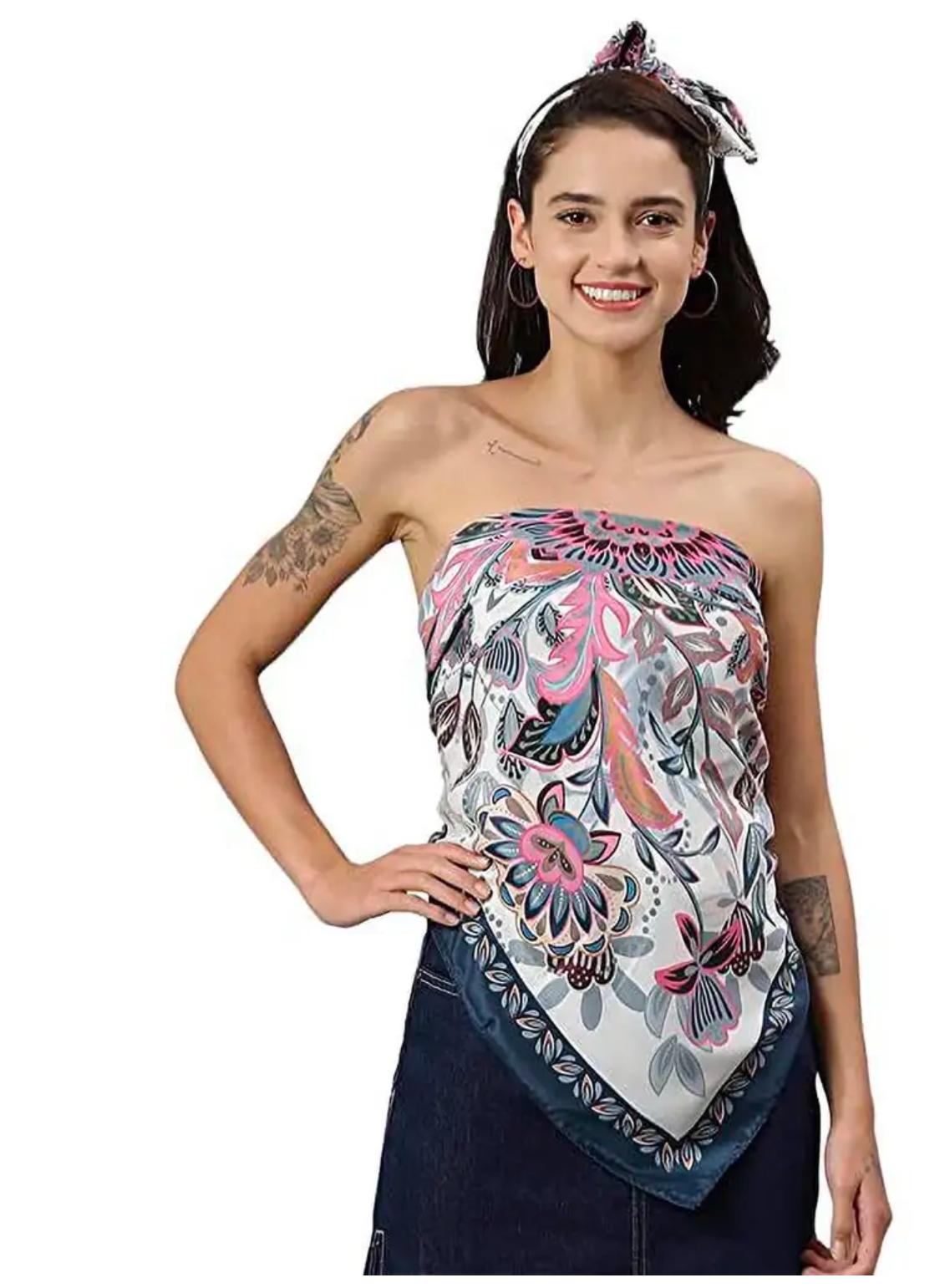 Printed Silk Scarf
