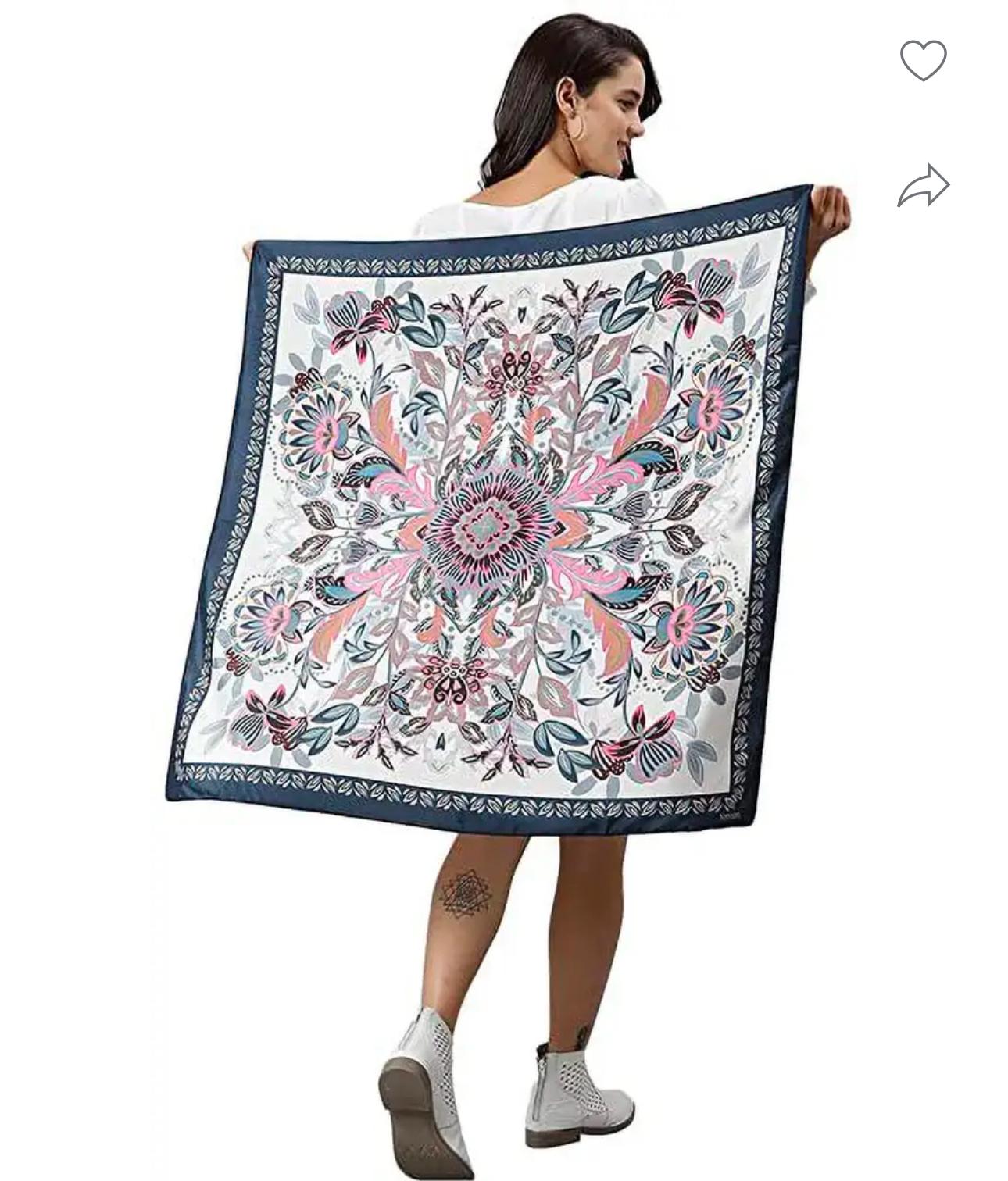 Printed Silk Scarf