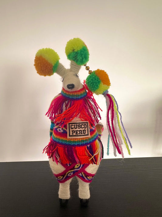 Lamas décoratives artisanaux - Fait main à Cuzco, Pérou