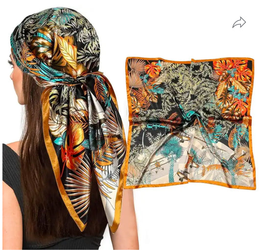 Women's Fancy Scarf - Large Printed Format