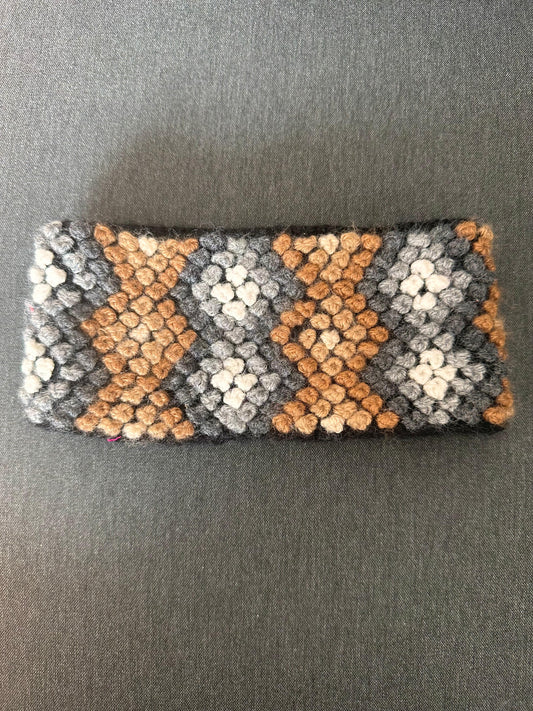 Natural Wool Headband from Peru – Handwoven in Cusco